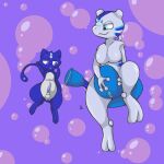  1:1 2022 absurd_res alternate_color anthro anthro_on_anthro azzyyeen balls biped blue_body blue_eyes blue_fur duo erection fan_character female front_view fur genitals hi_res izzy_the_mew legendary_pok&eacute;mon male male/female markings mew mewtwo minty_the_mewtwo multicolored_body multicolored_fur nintendo nude penis pok&eacute;mon pok&eacute;mon_(species) purple_background pussy simple_background spread_pussy spreading tapering_penis two_tone_body two_tone_fur video_games white_body white_fur 