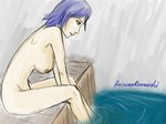  breasts konan legs naked naruto nipple water 