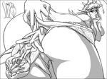  ass insect_girl monochrome tagme what 