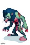  anthro blood bodily_fluids bone felid hi_res jochico lion male mammal model_sheet muscular muscular_anthro pantherine scar undead zombie 