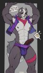  abs absurd_res anthro bandanna big_penis bulge canid canine canis clothing eye_patch eyewear fox fox_mccloud genitals hi_res huge_penis kerchief male mammal muscular muscular_anthro muscular_male nintendo nipples pecs penis seductive solo star_fox sweatysabel topwear vest video_games wolf wolf_o&#039;donnell 