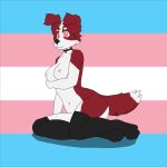  anthro border_collie canid canine canis cherrythecollieuwu collie domestic_dog female herding_dog hi_res humanoid lgbt_pride mammal pastoral_dog pride_colors sheepdog solo solo_focus trans_(lore) trans_woman_(lore) transgender_pride_colors 