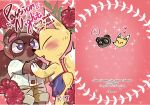  &lt;3 aloha_shirt angry animal_crossing anthro apron black_and_white blush canid canine chinese_text clothing comic cover cover_art cover_page crazy_redd doujinshi duo flower fox hi_res hibiscus male male/male mammal monochrome nintendo pattern_clothing pattern_shirt pattern_topwear plant raccoon_dog shandrawaka shirt tanuki text tom_nook_(animal_crossing) topwear video_games 