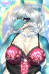  anthro clothing corset curvaceous curvy_anthro curvy_female curvy_figure eyewear female fish glasses lingerie marine mature_female mother parent shark siridel solo tekitourabbit_(artist) topwear voluptuous 