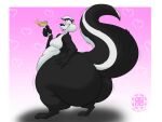  &lt;3 2021 anthro big_butt bottom_heavy butt champagne_glass cracked_ground dino.d.dice hand_on_butt holding_glass holding_object liquid looking_at_viewer looking_back looney_tunes male mammal mephitid open_mouth overweight overweight_anthro overweight_male pep&eacute;_le_pew raised_tail rear_view skunk solo warner_brothers 