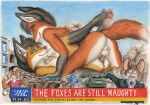  anthro anthro_on_anthro balls building butt canid canine city destruction detailed_background digital_drawing_(artwork) digital_media_(artwork) duo erection feet female fox from_front_position genitals hi_res humanoid_genitalia humanoid_penis lying macro male male/female mammal micro missionary_position mouse murid murine news news_report nude on_back outside penis pussy rodent sex soles syntech 