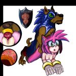  absurd_res accessory amy_rose anthro anthro_on_feral bestiality clothing cock_ring duo female feral genitals hi_res humanoid impregnation jewelry knot knotalot male male/female penis penis_accessory penis_jewelry rubber rubber_clothing rubber_suit sega sonic_the_hedgehog sonic_the_hedgehog_(series) 