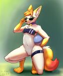  absurd_res albafox ball canid canine clothing eyewear female flat_chested fox genitals gris_swimsuit grisswimsuit hi_res mammal meme meme_clothing mr.albafox one-piece_swimsuit pussy sunglasses swimwear translucent translucent_clothing translucent_swimwear 