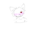 anthro biolumine blush canid canine canis clothed clothing fangs fluffy fluffy_hair gray(biolumine) hair hi_res humanoid lip_fang long_sleeves looking_at_viewer male mammal markings red_eyes solo vampire wolf 