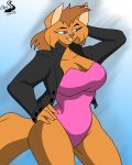  absurd_res anthro breasts chrisandcompany cleavage clothed clothing domestic_cat felid feline felis female hair hi_res jacket mammal neve_vecat solo topwear 
