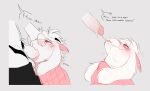  &lt;3 anthro asriel_dreemurr blush boss_monster bovid caprine clothed clothing deltarune duo eyewear fellatio genitals glasses goat hand_on_head hi_res humanoid_genitalia humanoid_penis male male/male mammal myoukky oral partially_clothed penile penis pubes ralsei sex speech_bubble sweater topwear undertale undertale_(series) video_games 
