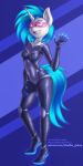  animal_humanoid anthro blue_hair bodysuit breasts butt clothed clothing colored_nails digital_media_(artwork) equid equid_humanoid equine eyewear female friendship_is_magic hair hasbro hi_res horn horse humanoid mammal mammal_humanoid multicolored_hair my_little_pony nails navel patreon pony shad0w-galaxy simple_background skinsuit smile solo teeth text tight_clothing two_tone_hair unicorn unicorn_humanoid url vinyl_scratch_(mlp) visor white_body 