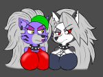  absurd_res anthro canid canine canis duo female female/female five_nights_at_freddy&#039;s five_nights_at_freddy&#039;s:_security_breach helluva_boss hi_res loona_(helluva_boss) mammal roxanne_wolf_(fnaf) scottgames six343 video_games wolf 