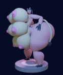  3d_(artwork) animated anthro big_breasts big_butt blender_(software) breasts butt darkdraketom digital_media_(artwork) female genitals hand_on_hip huge_breasts huge_butt hyper hyper_butt miltank multi_breast nintendo plump_labia pok&eacute;mon pok&eacute;mon_(species) pussy simple_background solo turntable_(animation) video_games 