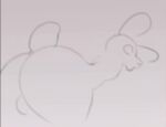  animated anthro anus ass_up balls big_butt butt cleft_tail genitals lagomorph leporid low_res male mammal presenting presenting_hindquarters rabbit raised_tail solo torartlol wide_hips 