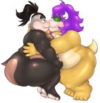  absurd_res alternate_universe anthro belly big_belly big_butt blush brown_body brown_countershading brown_skin butt claws countershading cute_fangs duo embrace eyes_closed fan_character fangs feet freckles hair handjob hi_res horn huge_butt kissing koopa koopaling lying madrik male male/male mario_bros moobs morton_koopa_jr. nintendo nood1e obese obese_anthro obese_male on_side orange_eyes overweight overweight_anthro overweight_male pawpads paws penile ponytail scalie sex shaded simple_background slightly_chubby tan_body tan_countershading thick_thighs toes video_games white_background yellow_body yellow_skin 
