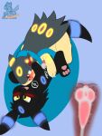  anal anal_penetration bodily_fluids cum cum_in_ass cum_inside eeveelution genital_fluids hi_res male male/male nintendo penetration pok&eacute;mon pok&eacute;mon_(species) quilava synge syngie_(artist) umbreon video_games 