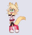  anthro black_clothing black_legwear black_stockings bottomwear clothing converse_shoes domestic_cat ear_markings facial_markings fan_character felid feline felis female footwear green_eyes head_markings hi_res hoodie legwear mammal markings red_bottomwear red_clothing red_footwear red_shoes red_skirt rennichi_(oc) sega shoes skirt solo sonic_the_hedgehog_(series) stockings teirusuki topwear whiskers 