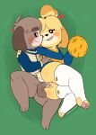  &lt;3 absurd_res animal_crossing anthro balls blush bodily_fluids bottomless bottomless_male bottomwear butt canid canine canis cheerleader_outfit clothed clothing cum cum_in_pussy cum_inside digby_(animal_crossing) domestic_dog duo female genital_fluids genitals hi_res incest_(lore) isabelle_(animal_crossing) legwear male mammal nintendo partially_clothed pawpads penetration penis pom_poms porldraws pussy pussy_juice sex shih_tzu sibling skirt thigh_highs toy_dog twincest twins vaginal vaginal_penetration video_games 