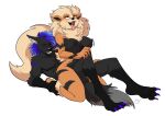  anthro anthro_on_anthro arcanine black_body black_fur blue_hair breasts canid canine canis claws duo eyes_closed fangs female female_penetrated fluffy fluffy_tail fur grey_body grey_fur hair interspecies looking_pleasured male male/female male_penetrating male_penetrating_female mammal multicolored_body multicolored_fur nintendo nipples on_bottom on_top open_mouth open_smile orange_body orange_fur orgasm orgasm_face penetration pok&eacute;mon pok&eacute;mon_(species) reverse_cowgirl_position sex smile tongue tongue_out video_games wolf yawg 