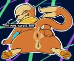  2021 abstract_background anus buizel butt female feral fur genitals hi_res looking_at_viewer looking_back looking_back_at_viewer lying manahallowhound multicolored_body multicolored_fur nintendo on_front orange_body orange_eyes orange_fur pawpads pok&eacute;mon pok&eacute;mon_(species) presenting presenting_hindquarters pussy solo spread_butt spreading tan_body tan_fur two_tone_body two_tone_fur video_games 