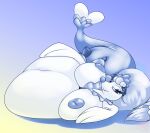  belly big_belly big_breasts breasts come_hither_look curvaceous curvy_figure distended_stomach flippers hi_res lounging mammal marine nintendo overweight pinniped pok&eacute;mon pok&eacute;mon_(species) primarina relaxing rubbing sea_lion seductive senbiku_mew spilled_belly video_games voluptuous 