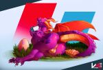  2022 absurd_res activision anus balls big_butt butt dragon egg feral gaming genitals grass hi_res looking_back lying male nintendo nintendo_switch non-mammal_balls perineum plant playing_videogame presenting presenting_hindquarters purple_body rear_view simple_background solo spyro spyro_the_dragon video_games vinyanko 