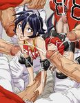  bike_shorts black_hair blue_eyes bukkake buttjob cheerleader cum cum_explosion eyeshield_21 football gangbang group_sex happy_sex huge_penis masturbation ragathol sex smile sparrow taki_suzuna uncensored uniform wings 