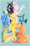  animal_ears artist_request barefoot bb breasts eevee espeon feet flareon furry glaceon jolteon large_breasts leafeon nipples nude pawpads paws pokemon smile soles tail toes umbreon vaporeon 