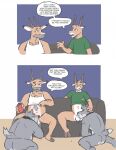  &lt;3 2020 age_difference antelope anthro anthro_on_anthro anthro_penetrated anthro_penetrating anthro_penetrating_anthro balls beard beverage blush body_hair bottomless bovid butt canid canine canis chest_hair clothed clothing cloven_hooves collar collar_only dialogue ear_piercing english_text facial_hair father father_and_child father_and_son fellatio furniture genitals group hand_on_head hi_res hickeybickeyboo hooves horn kneeling male male/male male_penetrated male_penetrating male_penetrating_male mammal nude older_male oral oral_penetration parent parent_and_child penetration penile penile_penetration penis piercing semi_incest sex sitting sofa son speech_bubble stepbrother stepfather submissive submissive_male text wolf younger_male 