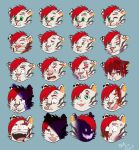  &lt;3 &lt;3_eyes annoyed anthro blep blood blood_on_face bodily_fluids curious dark ear_piercing ear_ring embarrassed face_lick felid finnian_ennis frown gizmox98 green_eyes grin hair happy hi_res licking love male mammal maniacal_laughing pantherine piercing red_hair sad scary_face scowl smile solo tears tiger tongue tongue_out 