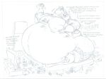  2019 anthro appliance bag belly big_belly body_hair bojack_horseman bojack_horseman_(character) bottle burger burping butt_hair clothing dialogue electrical_outlet equid equine food fridge hat headgear headwear holding_food holding_object horse immobile kitchen_appliance male mammal messy moob_grab moobs morbidly_obese mostly_nude navel netflix obese obese_anthro obese_male overweight overweight_anthro overweight_male pizza_box puffed_cheeks raised_arm shirt sitting soda_cup solo television text topwear torn_clothing underwear wolfgonewide 