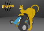  absurd_res bent_over crash ctr felid feline girly hi_res invalid_tag kart looking_at_viewer mammal pantherine presenting pura racing raised_tail team_(disambiguation) tiger vehicle 