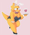 &lt;3 2021 alcohol alphys alpi anthro avian belly beverage big_breasts blush bow_tie breasts buckteeth bunny_costume cleavage clothed clothing container costume cuffs_(clothing) cup drinking_glass eyewear fake_ears fake_rabbit_ears female front_view glass glass_container glass_cup glasses hi_res high_heels holding_object holding_platter leotard lizard looking_at_viewer nervous non-mammal_breasts open_mouth open_smile overweight overweight_anthro overweight_female platter reptile scales scalie short_stack simple_background smile solo teeth thick_tail thick_thighs three-quarter_view undertale_(series) video_games walking wide_hips wine wine_glass yellow_body yellow_scales 