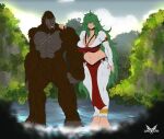  animal ape artist_request crossover dione_nephilim kaijuu king_kong king_kong_(series) kong:_skull_island monster_musume_no_oisha-san oversized_animal source_request 