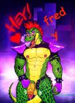  &lt;3 2022 alligator alligatorid anthro balls bedroom_eyes big_balls big_penis bodily_fluids bottomwear bracelet clothed clothing crocodilian dialogue dripping edit english_text erection eyeshadow eyewear fingerless_gloves five_nights_at_freddy&#039;s five_nights_at_freddy&#039;s:_security_breach foreskin genital_fluids genitals glasses gloves green_body hair handwear hi_res humanoid_genitalia humanoid_penis humor jewelry long_tongue makeup male mohawk montgomery_gator_(fnaf) mostly_nude muscular muscular_anthro muscular_male musk narrowed_eyes navel navel_piercing nipple_piercing nipples nude open_bottomwear open_clothing open_mouth open_pants pants partially_clothed pecs penis piercing poppin precum precum_drip punk red_hair reptile scalie scottgames seductive shoulder_pads simple_background smile solo spiked_bracelet spikes sunglasses sweat sweaty_balls sweaty_genitalia teeth text tongue tongue_out vein veiny_penis video_games 