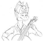  absurd_res anthro bowed_string_instrument cello dragon furry hi_res hobby musical_instrument safe_(disambiguation) sketch string_instrument 