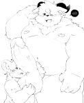  2022 anthro balls belly big_penis blush bovid caprine cricetid dragon_night800 duo embrace erection genitals goat hamster hi_res hug humanoid_genitalia humanoid_hands humanoid_penis kemono male mammal moobs nipples one_eye_closed overweight overweight_male penis rodent simple_background size_difference white_background wink 