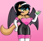  absurd_res anthro big_breasts breasts cosplay crossover crossover_cosplay felid female hi_res humanoid kitty_katswell mammal nickelodeon olerr rouge_the_bat sega solo sonic_the_hedgehog_(series) t.u.f.f._puppy tagme 