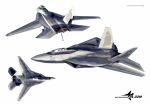  2022 aircraft airplane artist_name asterozoa canopy_(aircraft) english_commentary f-22_raptor fighter_jet flying from_above jet military military_vehicle no_humans original redesign vehicle_focus white_background 