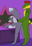  alligator alligatorid anal anal_fingering anthro breasts canid canine canis crocodilian duo female fingering five_nights_at_freddy&#039;s five_nights_at_freddy&#039;s:_security_breach fur genitals green_body grey_body grey_fur hi_res male male/female mammal penetration phelpsfilchat pussy reptile scalie scottgames tail_grab vaginal vaginal_penetration video_games wolf 