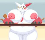  animated anthro areola belly big_belly big_breasts breasts claws digital_media_(artwork) ear_piercing eyes_closed female genitals hi_res huge_breasts loop multicolored_body nintendo nipples nude overweight overweight_anthro overweight_female piercing pixel_(artwork) pixel_animation pok&eacute;mon pok&eacute;mon_(species) pussy red_nipples short_playtime solo spinneborg struggling stuck through_floor two_tone_body video_games yellow_eyes zangoose 