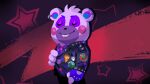  2022 abstract_background anthro black_nose blue_ears blue_eyebrows bottomwear bow_tie bracelet buckteeth canid canine canis clothed clothing detailed ear_piercing ear_ring eyebrows eyes_closed five_nights_at_freddy&#039;s five_nights_at_freddy&#039;s:_security_breach flag food freddy_fazbear&#039;s_pizzeria_simulator fur gloves golf golf_ball golf_hole hair hand_on_stomach handwear happy helpy_(fnaf) jacket jewelry lightning_bolt male mammal multicolored_body multicolored_ears multicolored_fur official_art pants pepperoni pepperoni_pizza piercing pins pizza portrait pose purple_background purple_body purple_ears purple_fur purple_hair red_background rosy_cheeks s.t.a.f.f._bot_(fnaf) scottgames short simple_background smile solo spiked_bracelet spikes sport standing star teeth topwear two_tone_body two_tone_ears two_tone_fur unknown_artist ursid video_games wolf 