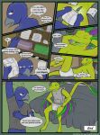  anthro avian beak bed bedroom bird clothing comic couatl detailed_background dialogue diaper diaper_change digital_media_(artwork) duo english_text erik_cooper feathered_snake feathers flaccid furniture genitals hi_res hoodie humor itzal_eguzkia legswithsnake lying male male/male nude on_bed penis reptile scalie shirt snake speech_bubble t-shirt text topwear 