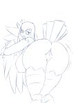  absurd_res animal_humanoid areola avian avian_humanoid big_breasts breasts butt conditional_dnp european_mythology female genitals greek_mythology harpy harpy_humanoid hi_res humanoid looking_back mythological_avian mythology nipples pussy quin-nsfw rayne_(quin-nsfw) smile solo 
