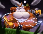  anthro belly big_belly big_butt breasts butt charizard cocoa_(cheesecaker) dragon duo female fire fur hair huge_thighs kazecat larger_female looming macro mammal membrane_(anatomy) membranous_wings moon night nintendo nude obese obese_anthro obese_female orange_body orange_fur outside overweight overweight_anthro overweight_female pok&eacute;mon pok&eacute;mon_(species) pok&eacute;mon_battle raichu rodent scalie size_difference stadium thick_thighs unknown_character video_games wide_hips wings yellow_body 