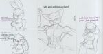  anthro big_breasts bound breasts canid canine comic disney duo english_text female fox hi_res judy_hopps lagomorph leporid male male/female mammal muscular nick_wilde pace-maker rabbit text zootopia 