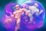  abs absurd_res accessory anthro back_muscles balls bovid bovine butt cattle erection eruprior genitals hair headband hi_res lifewonders male mammal muscular muscular_anthro muscular_male nipples nude pecs penis shennong tokyo_afterschool_summoners video_games white_hair 