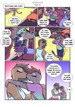  amon_(atrolux) anthro atrolux bassel_(atrolux) comic english_text hi_res kyra_(atrolux) lizard male reptile scalie skink snake speech_bubble text trans_(lore) trans_man_(lore) 