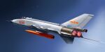  absurdres aircraft airplane asterozoa cloud commentary_request fighter fire flying highres jet mecha military military_vehicle no_humans original sky 